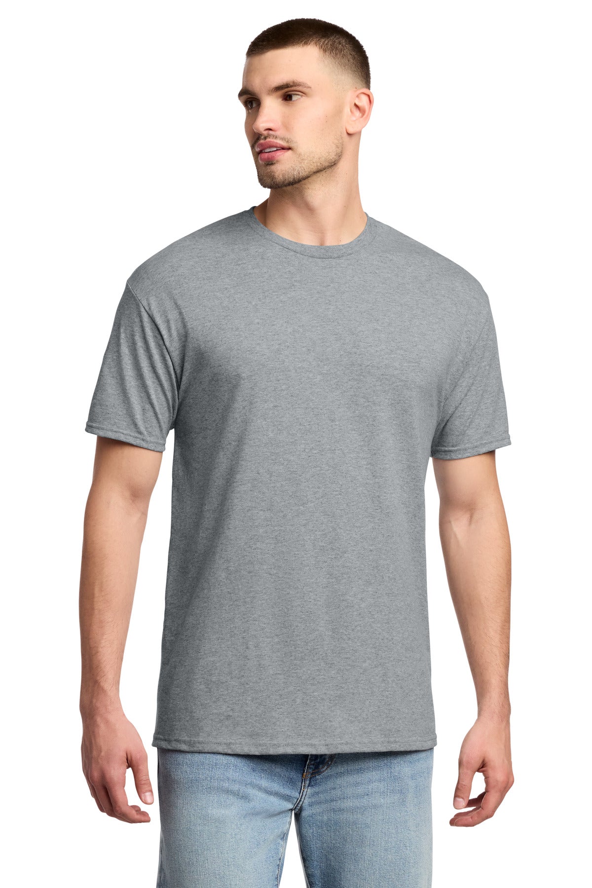 Jerzees 29M adult Dri-Power 50/50 T-shirt in Athletic Heather