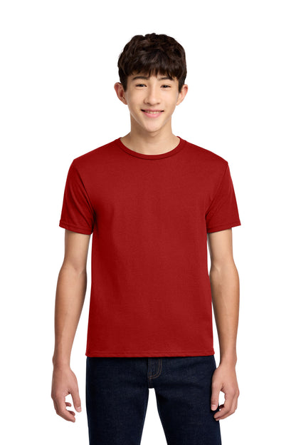 Jerzees 29B youth Dri-Power 50/50 T-shirt in True Red