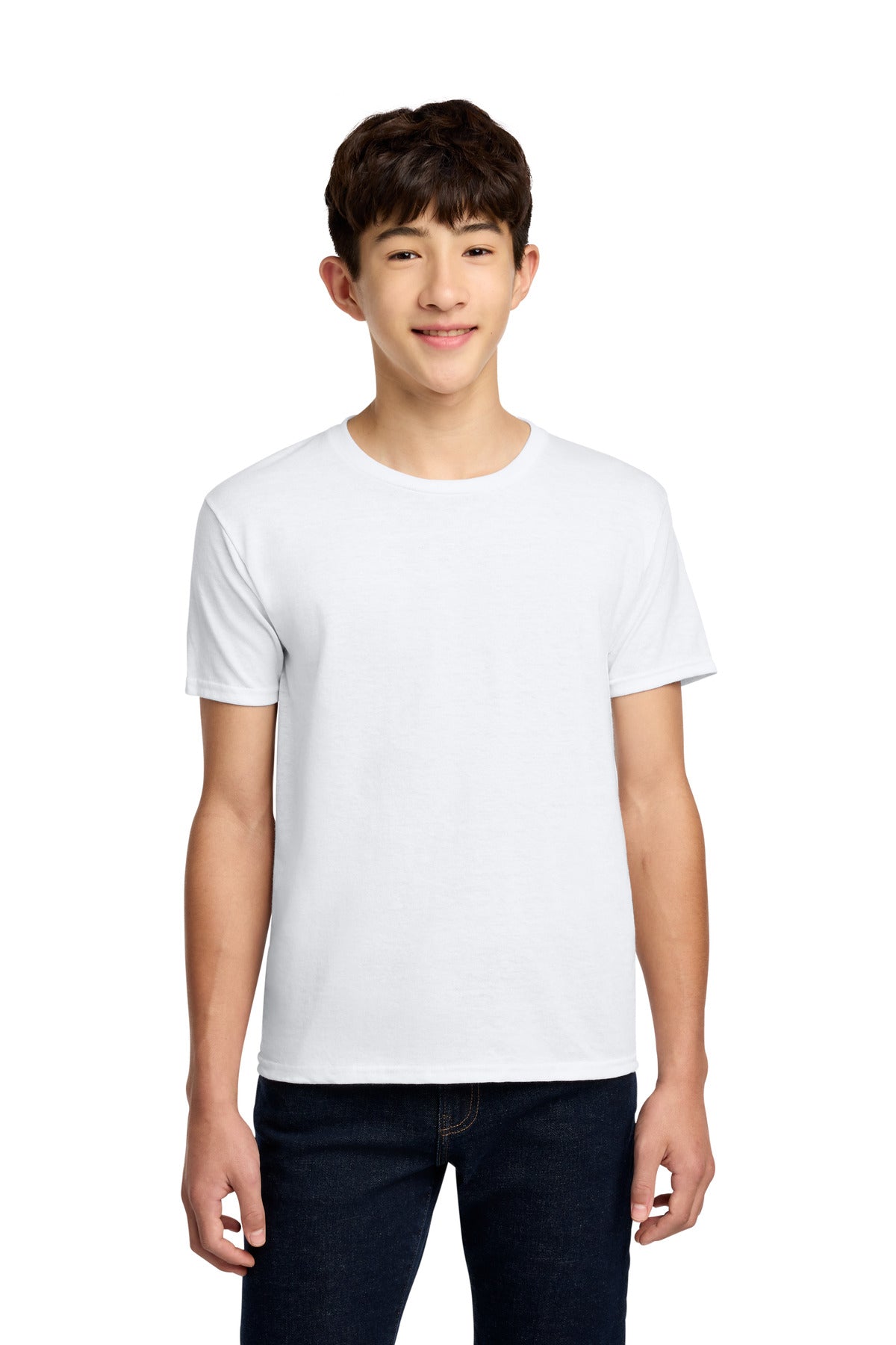 Jerzees 29B youth Dri-Power 50/50 T-shirt in White